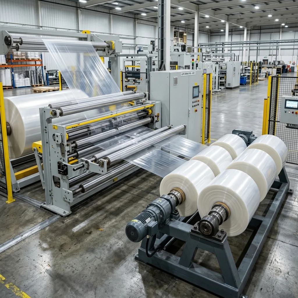 Automated High-Speed Film Slitting & Converting Machinery