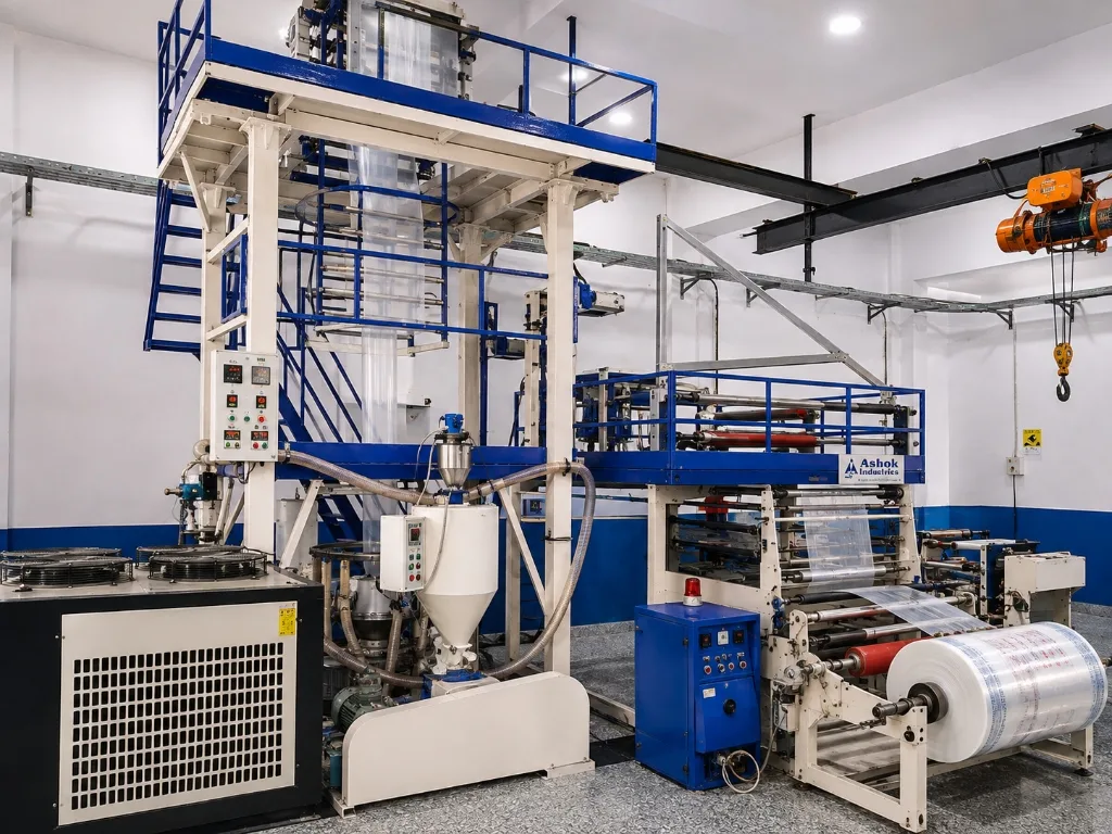 Multilayer Blown Film Extrusion Tower